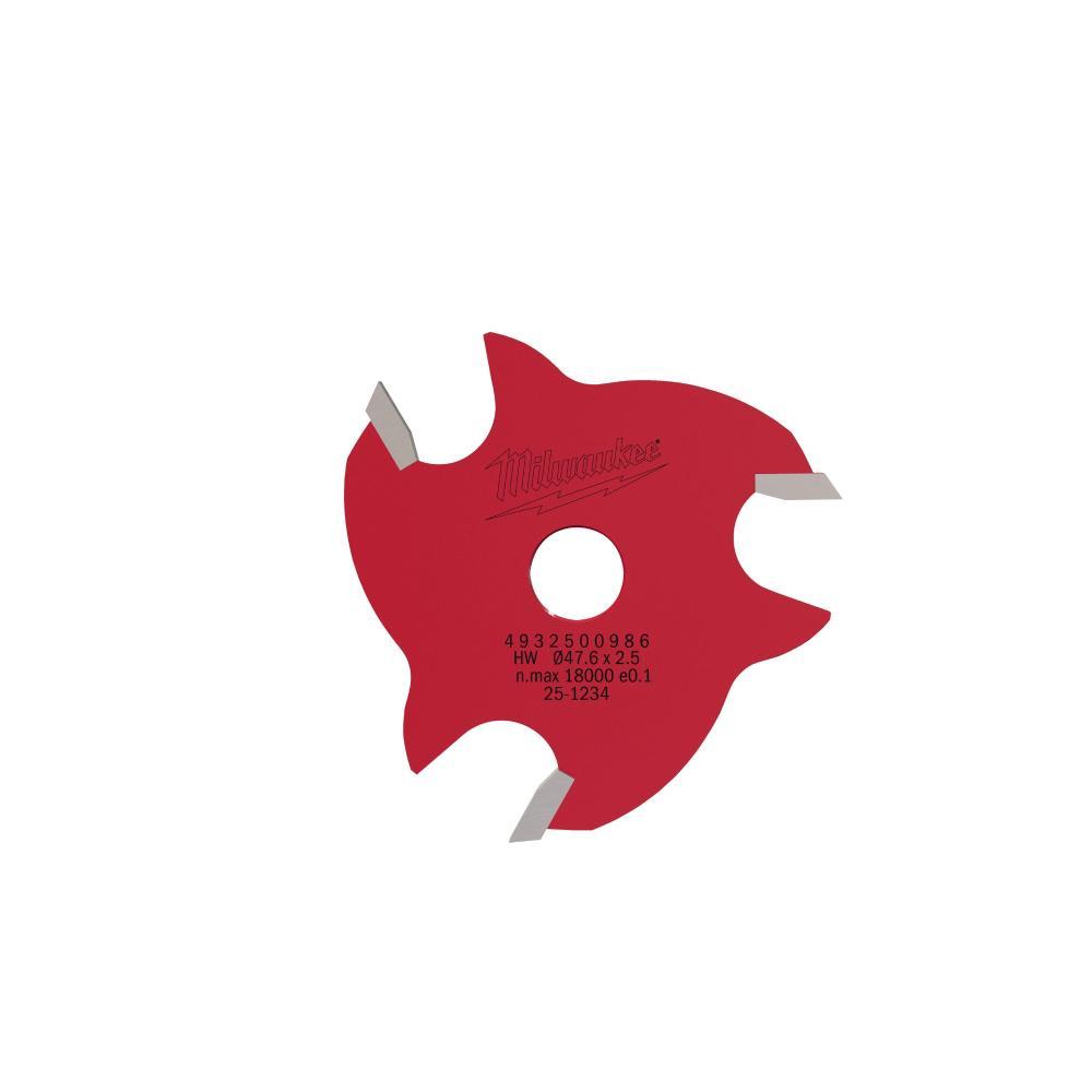 Fresa circular p/ranhuras laterais rodamento 2.5mm Milwaukee