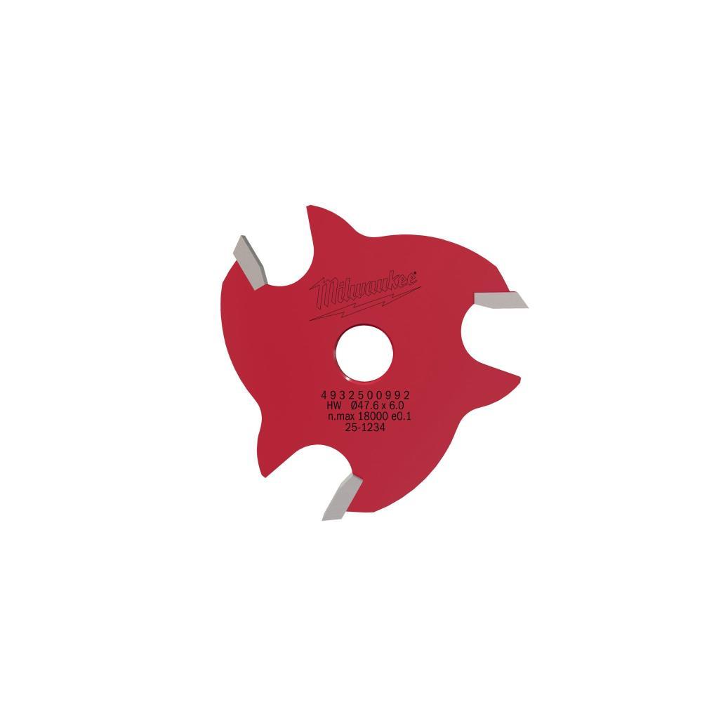 Fresa circular p/ranhuras laterais rodamento 6mm Milwaukee