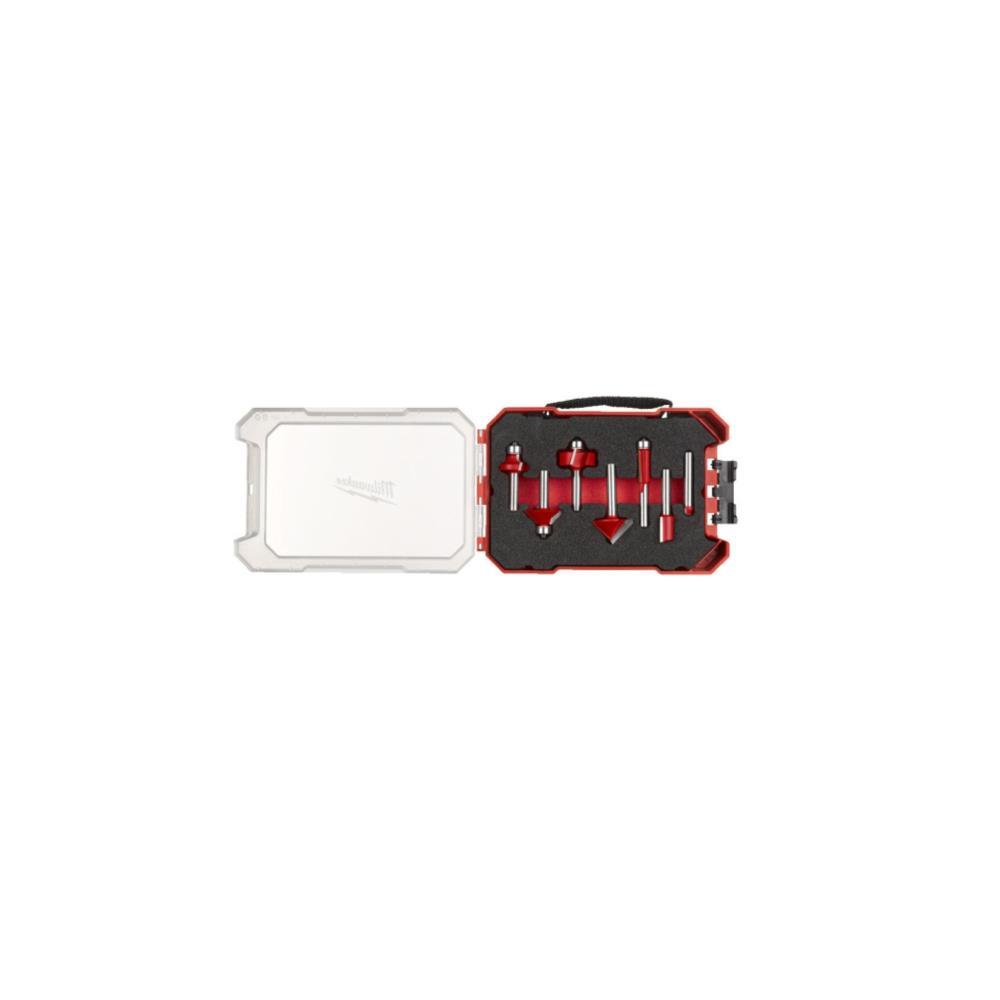 Conjunto de 7 fresas 2 gumes Rtr B.S8mm Milwaukee
