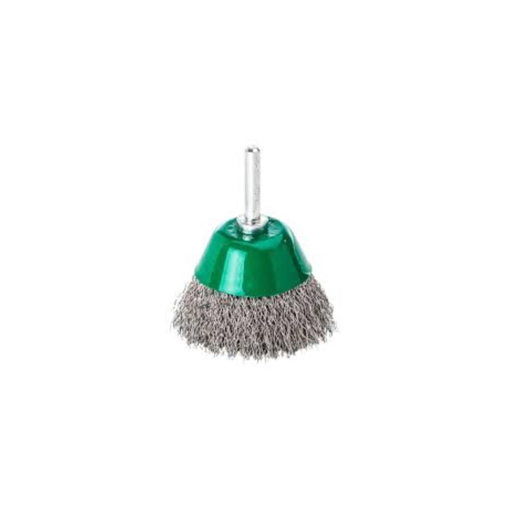 3uds Escova de arame copa ond. 6mm 50x20 inox Milwaukee
