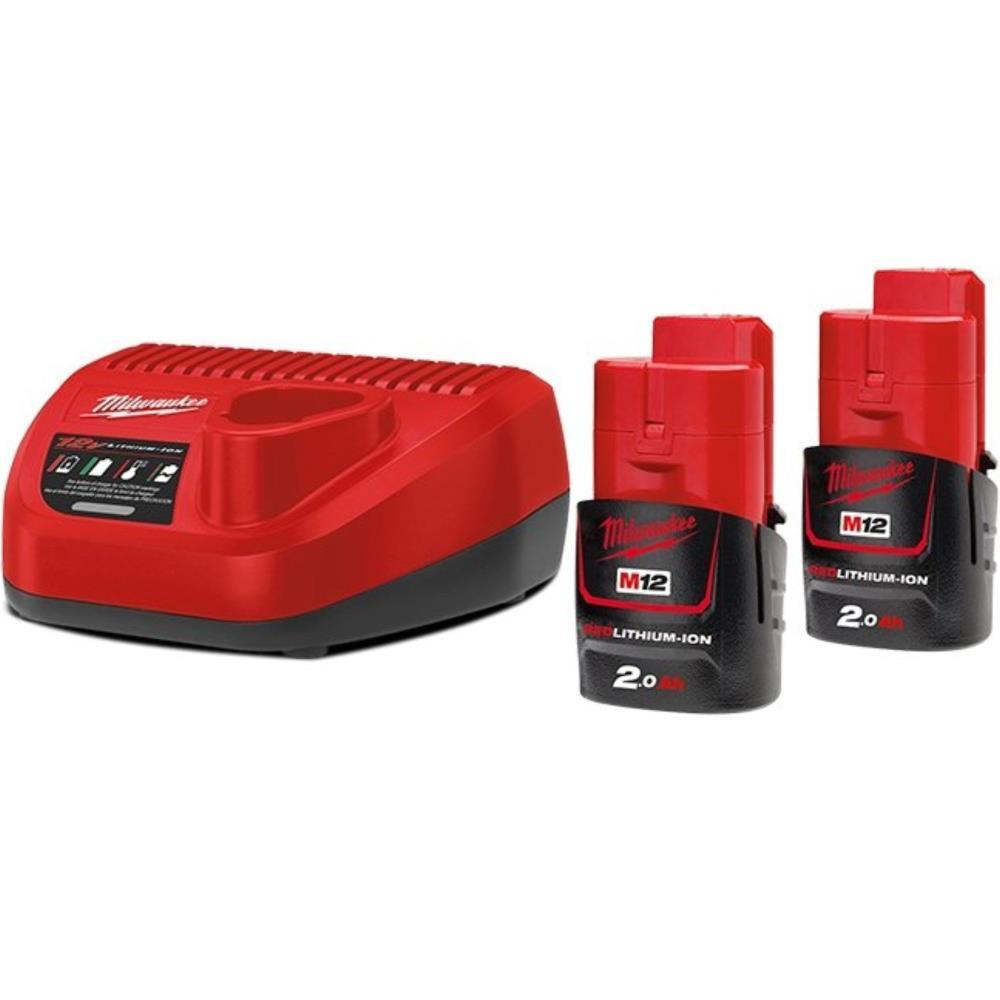 Kit NRG 2 X2ah M12NRG-202 Milwaukee