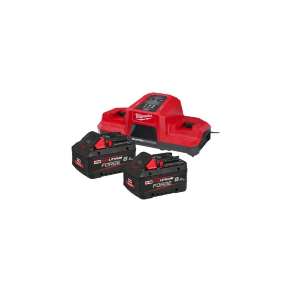 Kit carregador e 2 baterias M18 FORGE Milwaukee
