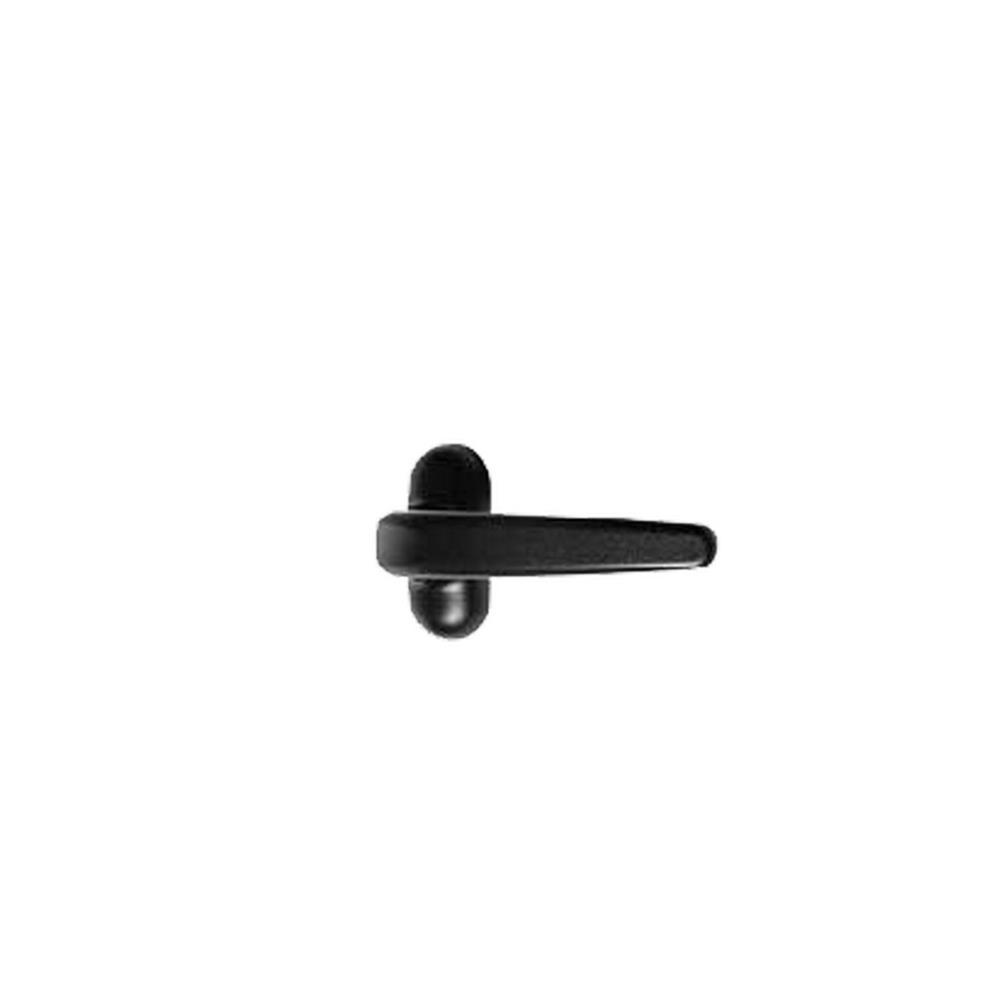 Puxador duplo aluminio lac. preto ref. 4936 - BL1