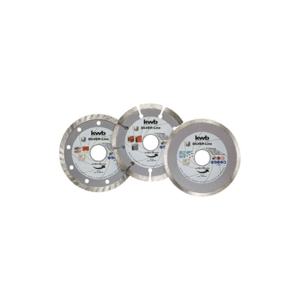 Kit 3 discos sort. 115mm kwb