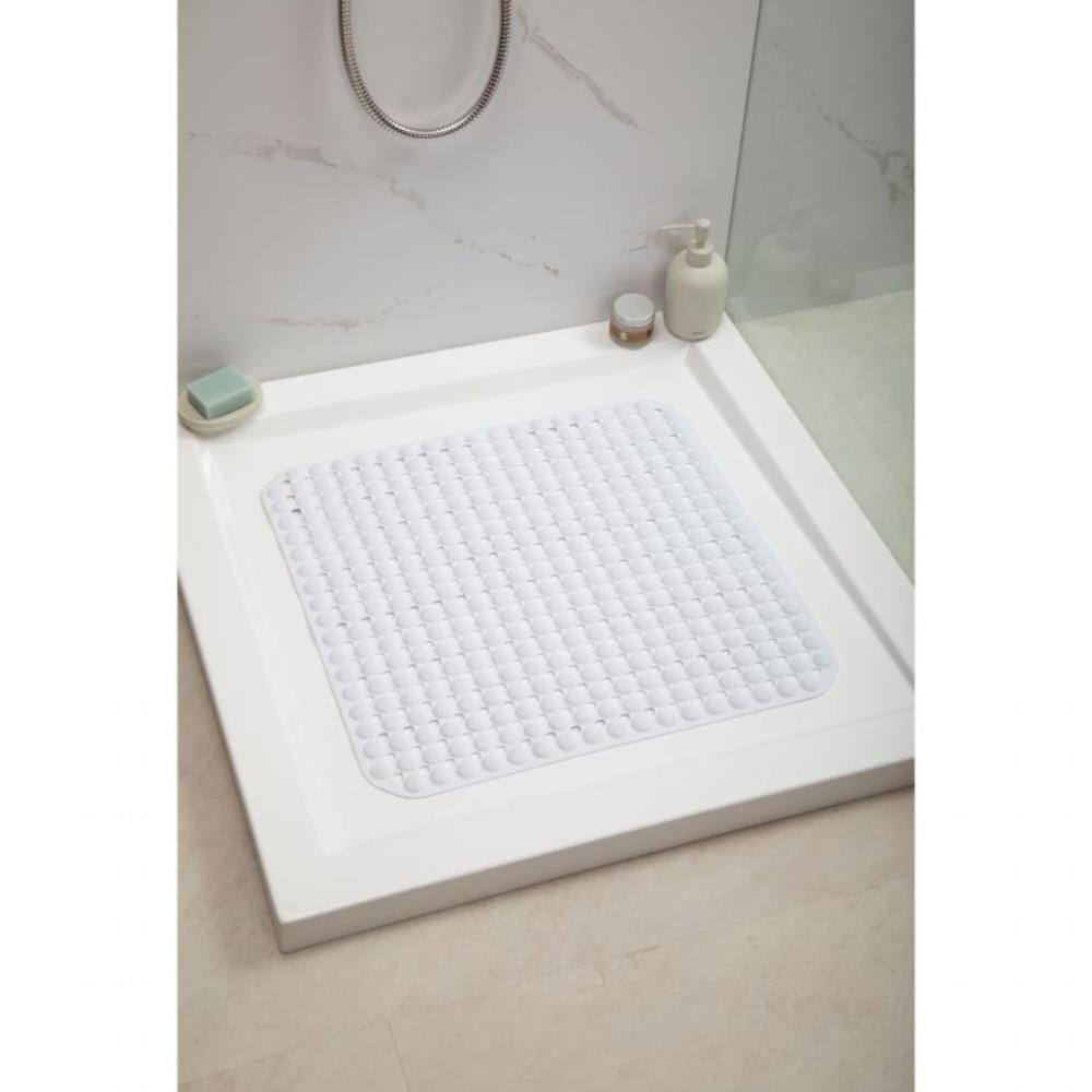 Tapete p/banheira 54x54 SPA SBS branco Tatay