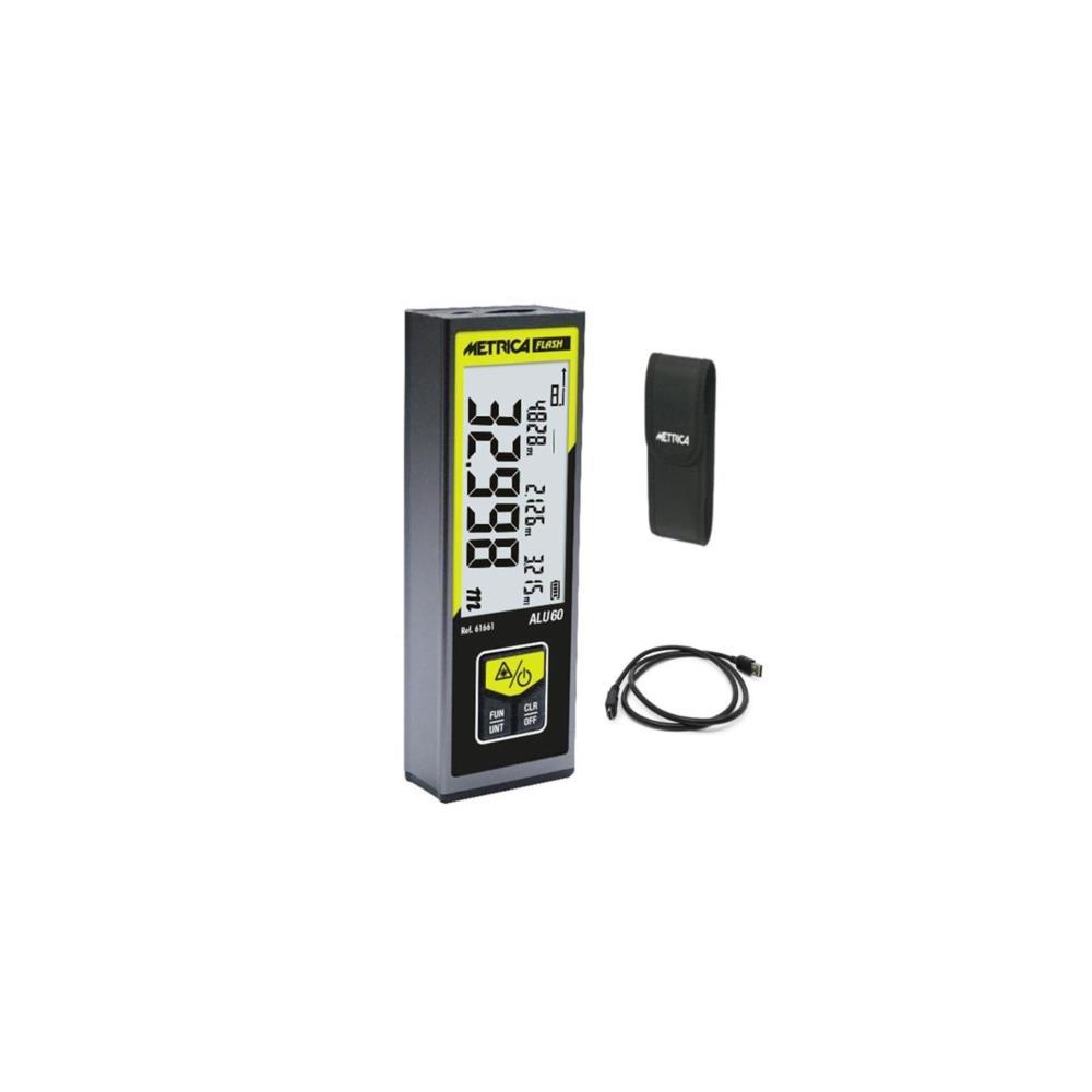 Medidor laser 60mt USB C-IP 54 61661