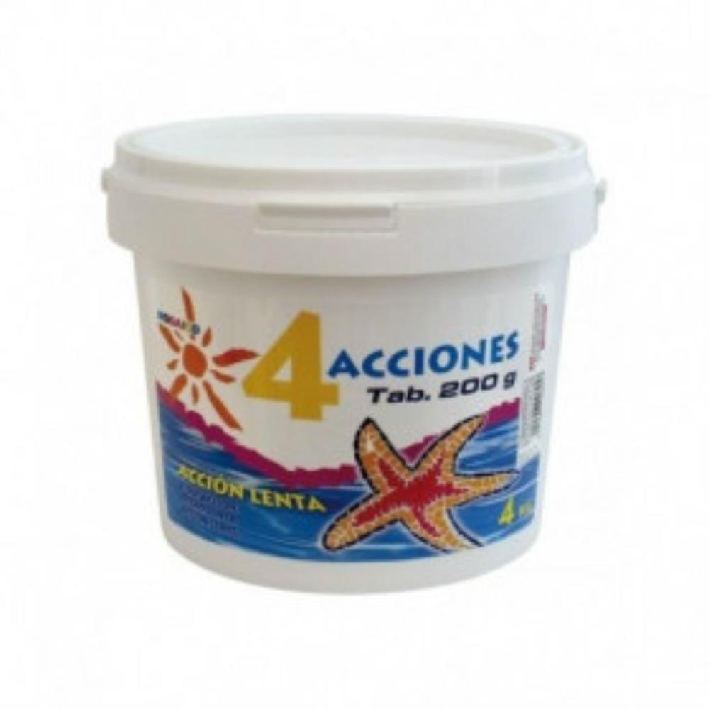 BT. 4 KG CLORO 4 ACÇOES MOSAICO T-250 PQS