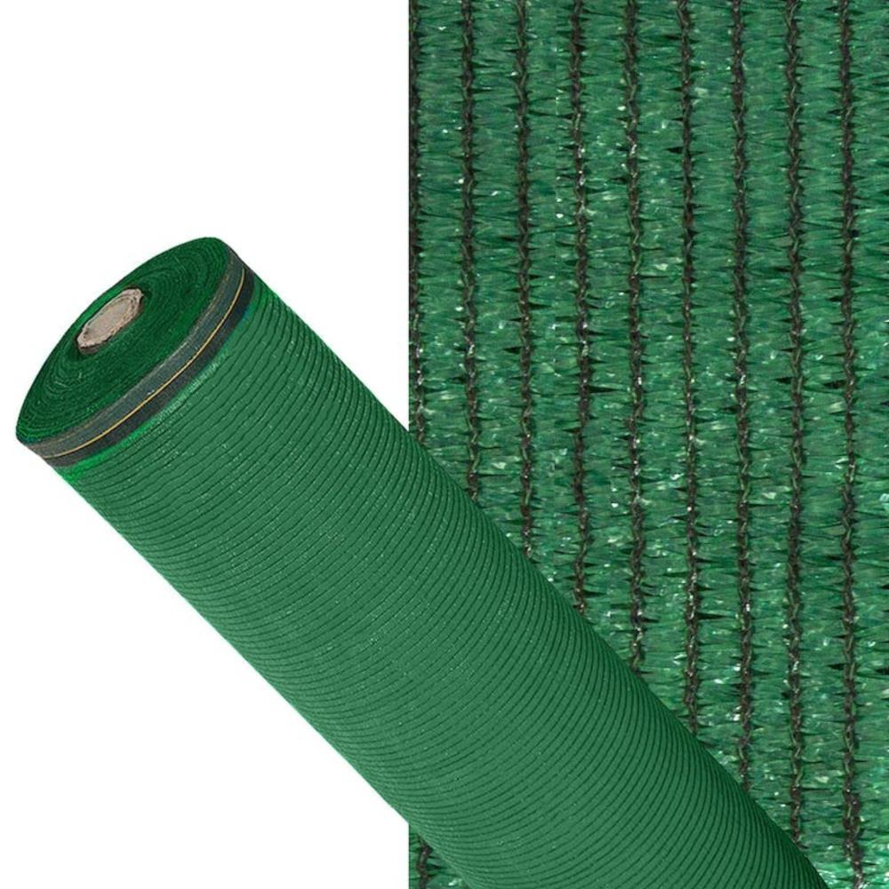 Rolo 50mt x 1.20mt rede sombra 80% verde