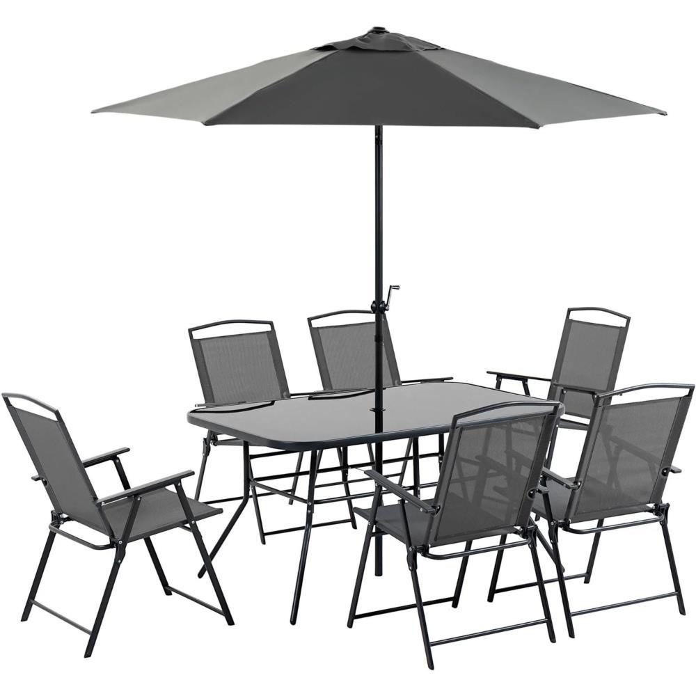 Set jardim em aço 8 pcs ENSEJA 041