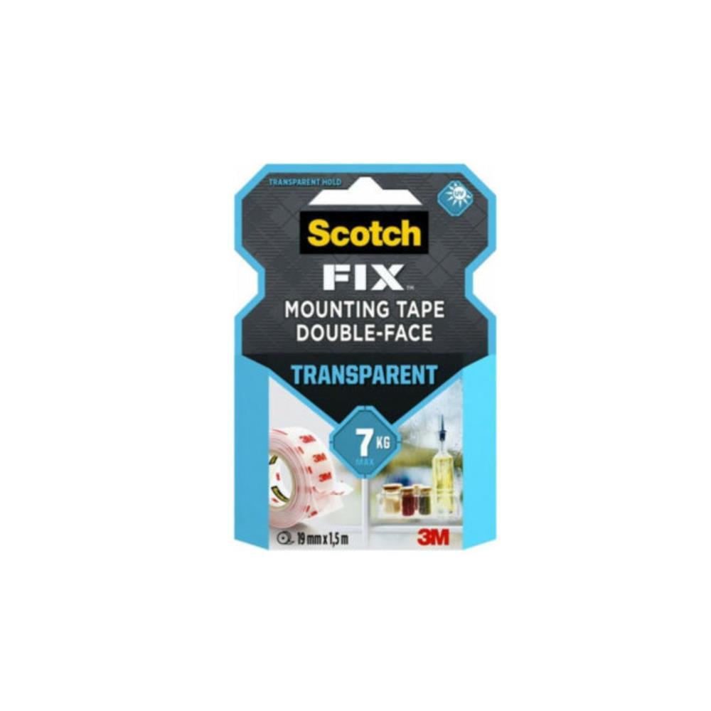 Cinta de montagem transparente 19mm x 1.5mt 3M