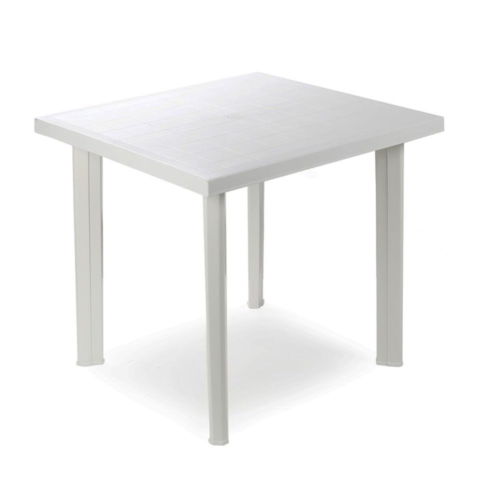 MESA QUADRADA BRANCA 80X75X72CM EDM