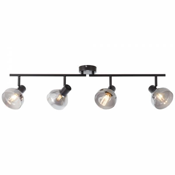 CANDEEIRO DE TETO REFLEKT QUADRUPLO PR. FOSCO S/ LAMP.