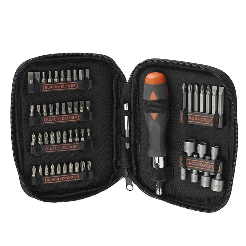 JG 56 PCS APARAFUSAR +ROQUETE BLACK & DEKER