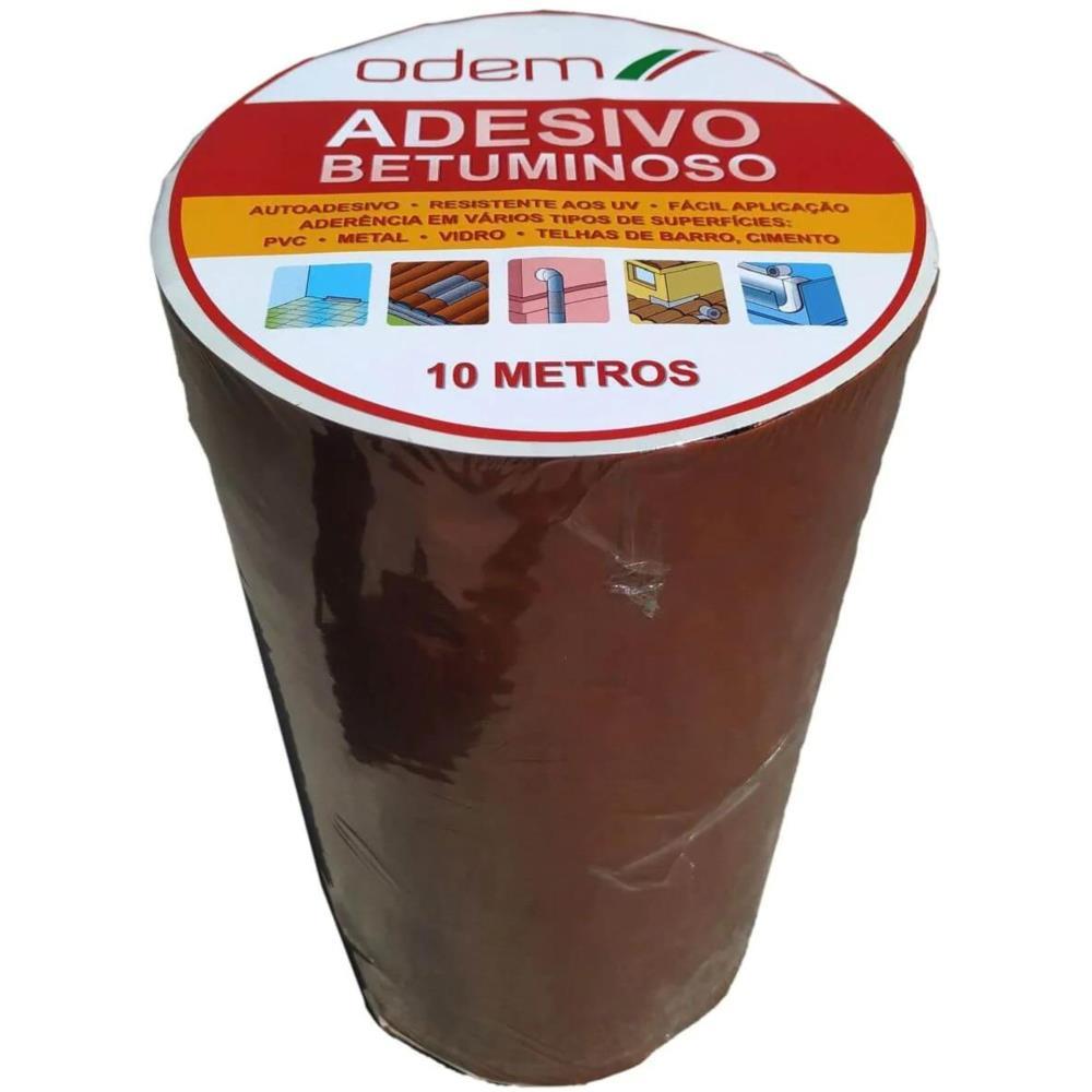 Adesivo betuminoso terracota 300mm x 10mt