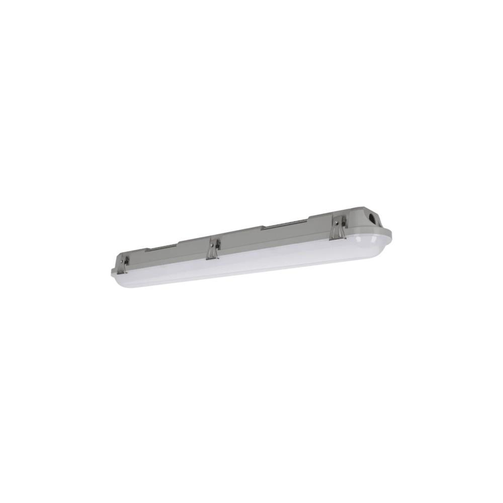 ARMADURA ESTANQUE PC C/ CLIPS INOX C/L T8 2x9W 6500K