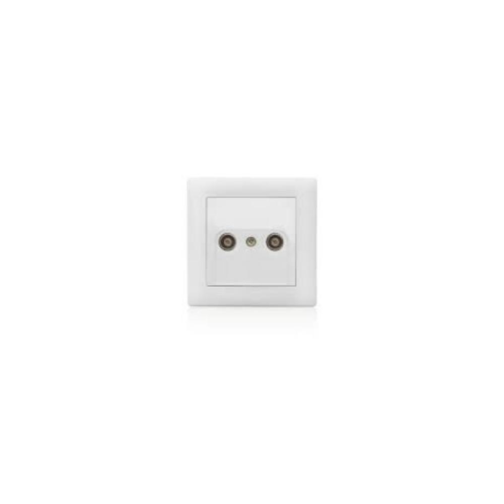 TOMADA TV-R PASSAGEM 5-862MHz M2020 BRANCO