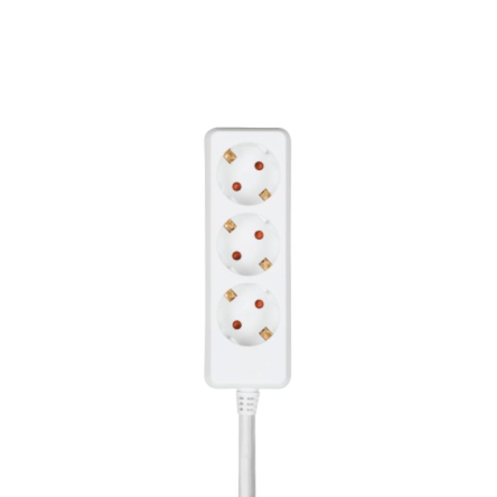 Extensão tripla ECO 3G1.0mm2 - 1.5M Aslo