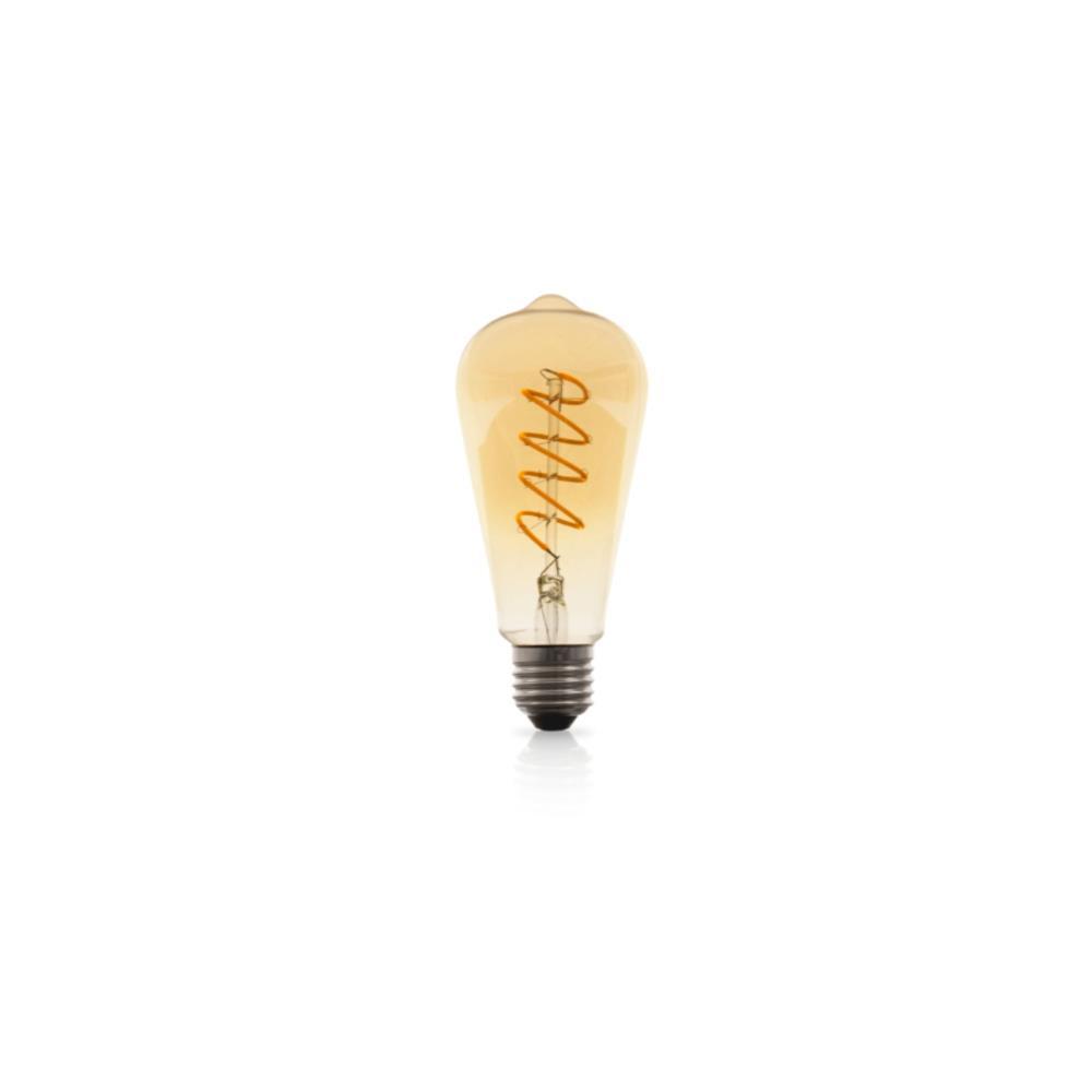 LAMP. LED VINTAGE FIL. ESPIRAL ST64 E27 4W 2000K