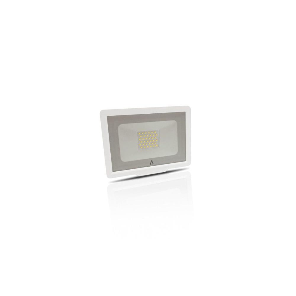 Projector slim SMD 30W IP65 5000K c/sensor branco Aslo