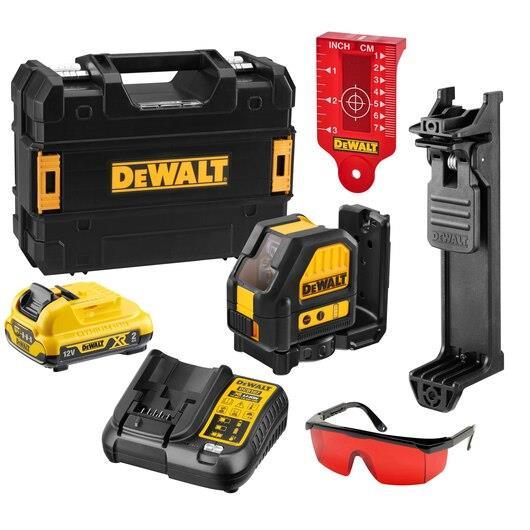 KIT NIVEL LASER 5P VERMELHO 10.8V DCE0825DIR-QW DEWALT