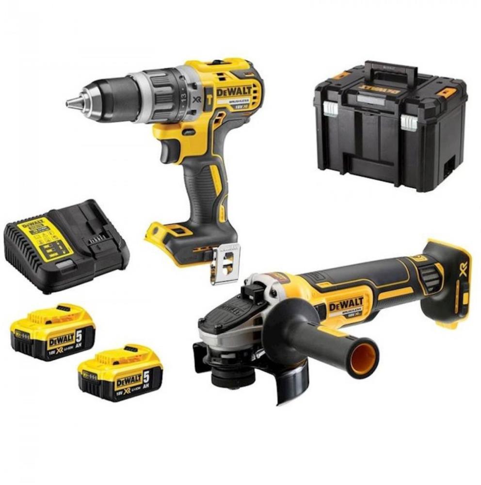 KIT BERBEQUIM+REBARBADORA A BATERIA DCK2080P2T-QW DEWALT