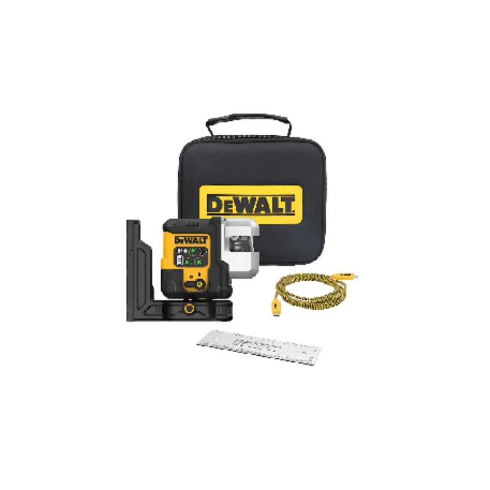 Nivel laser autoniv. USB-C Verde 3x180 DCLE14301GB-XJ Dewalt