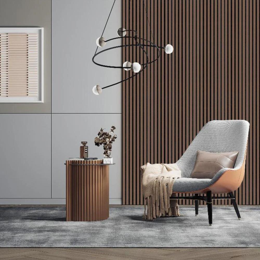 Painel acustico smoked oak 600x2400x18mm