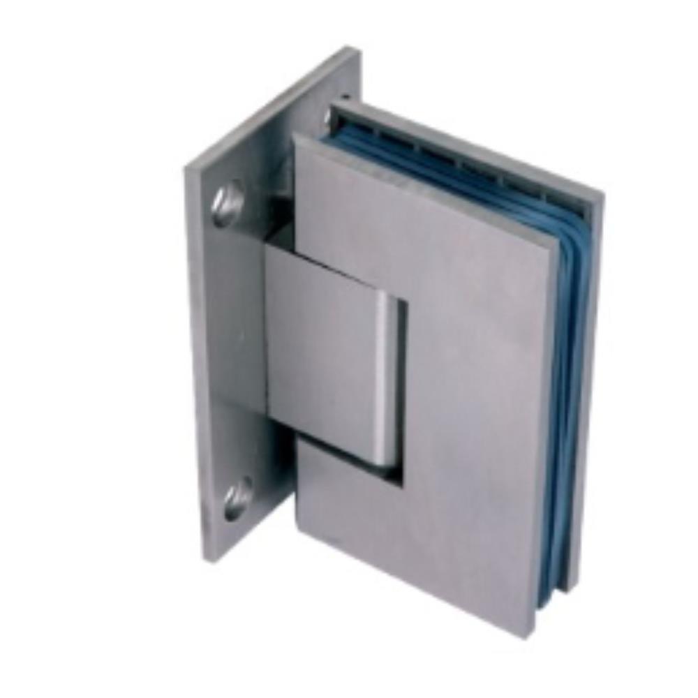 Dobradiça vidro central parede/vidro 90x55 90º inox
