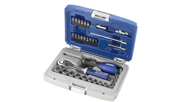 JOGO CHAVE CAIXA 1/4" 34pcs EXPERT