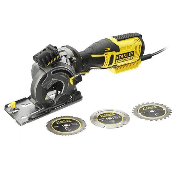 MINI SERRA CIRCULAR PORTATIL FME380K STANLEY