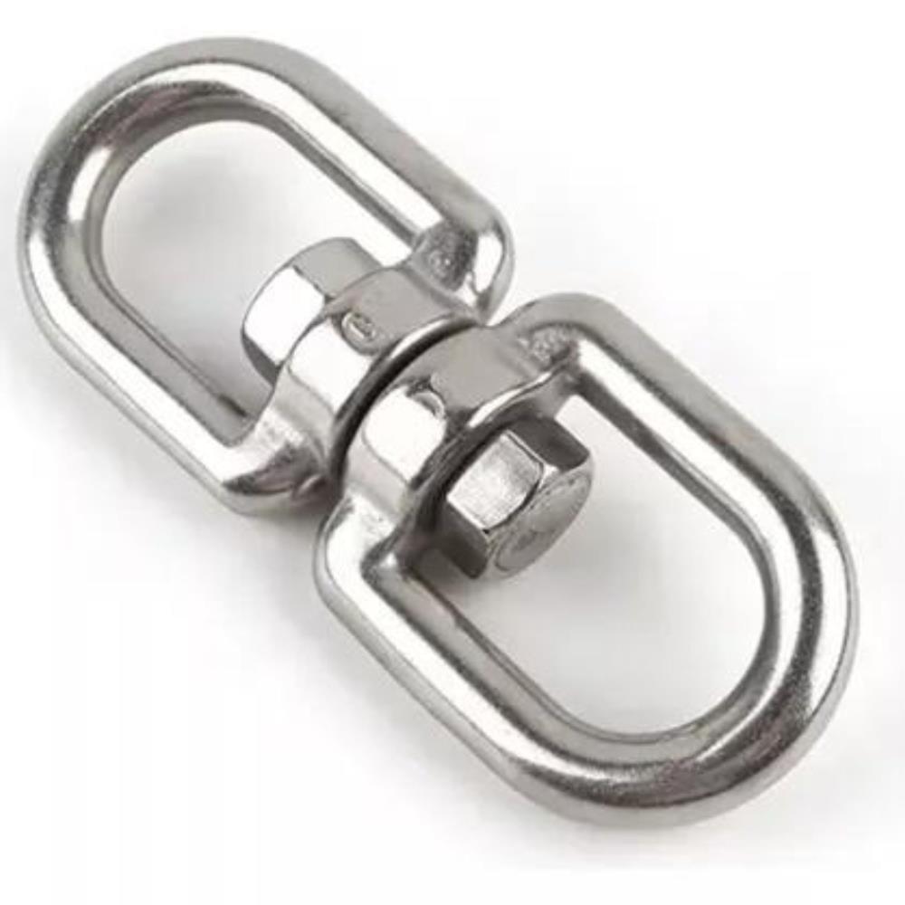 Olhal duplo giratorio 10mm inox