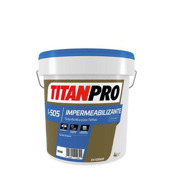 4 TINTA ACRILICA TELHAS PRETA I-505 TITAN