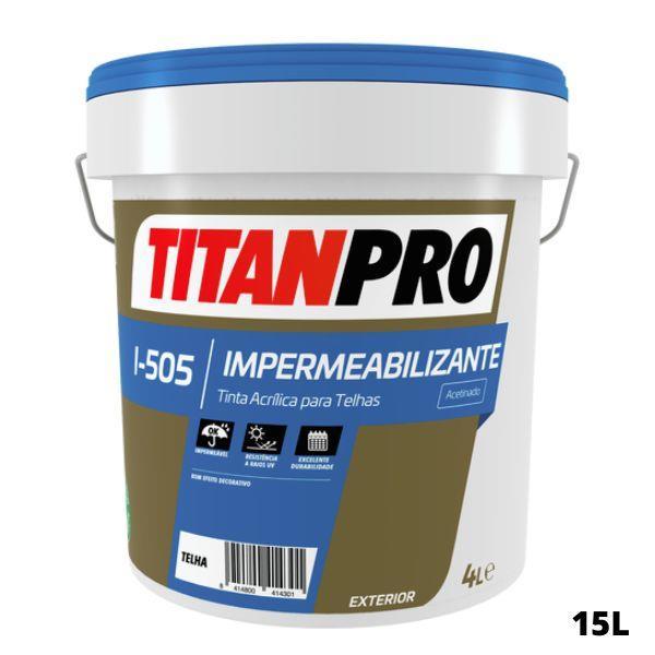 15L TINTA ACRILICA TELHAS PRETA I-505 TITAN