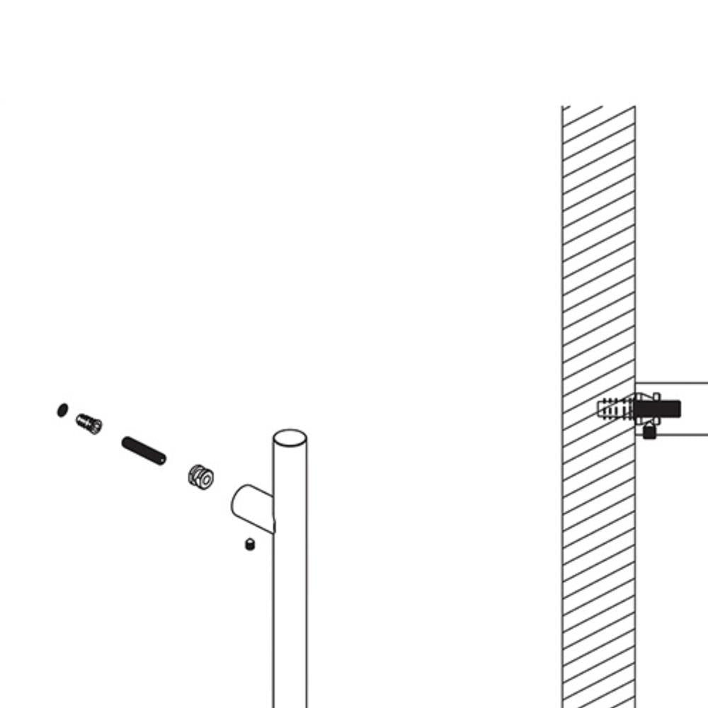 PAR FIX. MAD. P/PARAF. OCULTO INOX JNF