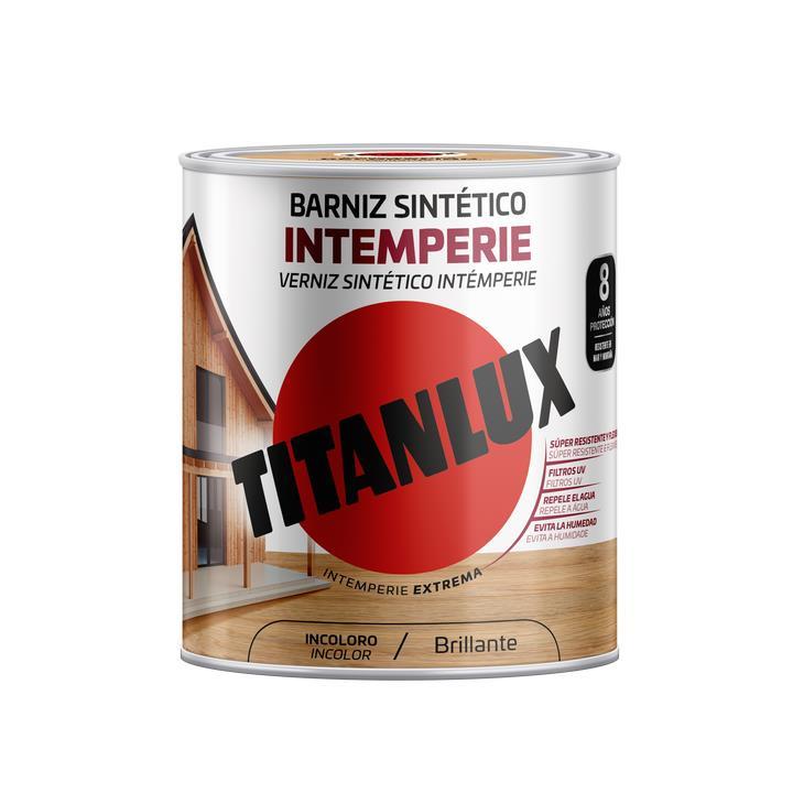 250ML VERNIZ ECO INTEMPERIE BRILHANTE INCOLOR TITANLUX