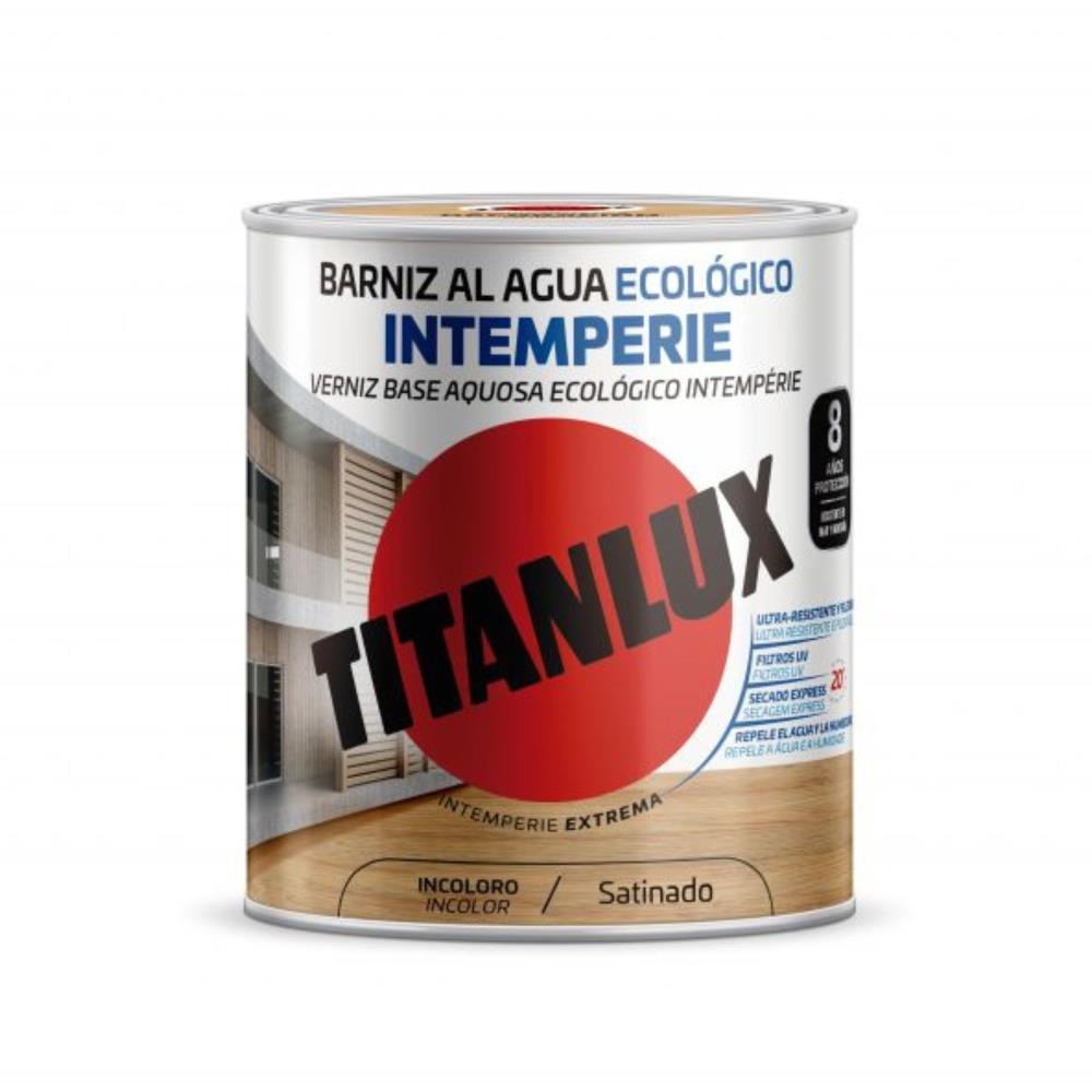 750ML VERNIZ ECO INTEMPERIE ACETINADO INCOLOR TITANLUX