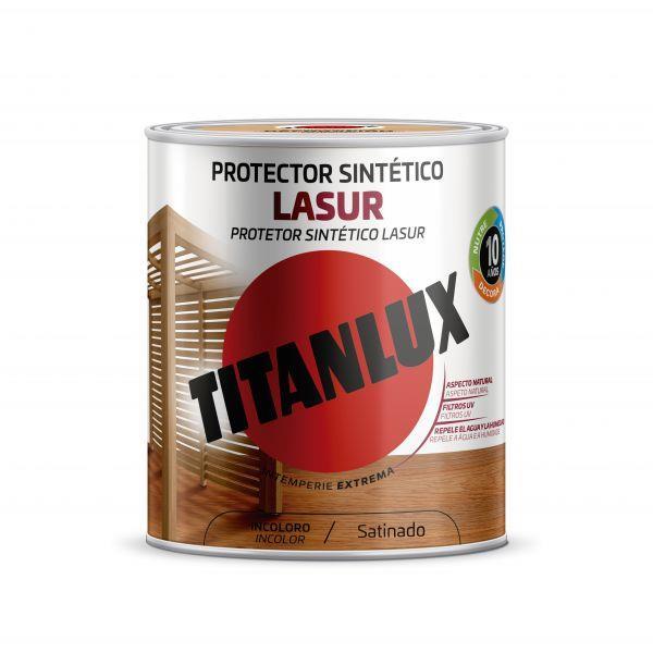750ML PROT. SINTETICO LASUR ACETINADO TECA TITANLUX