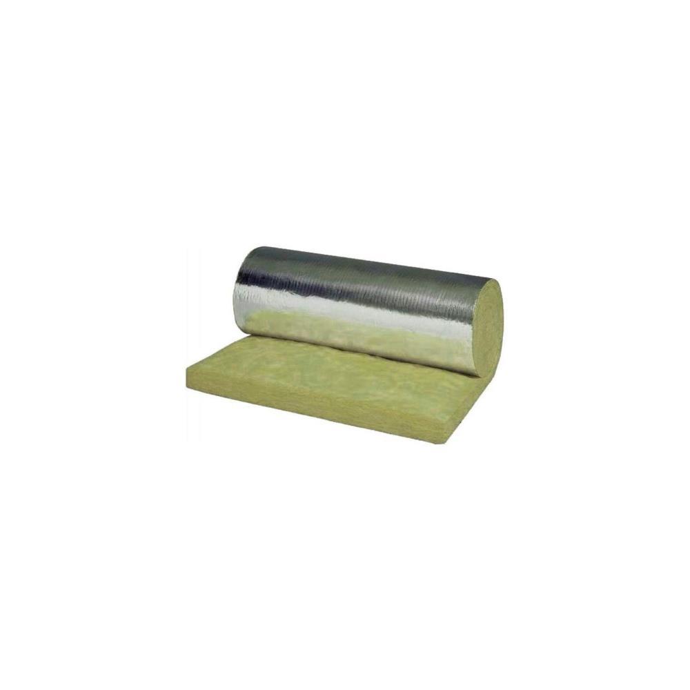 RL LÃ ROCHA 800X120X6cm 30kg/m3 C/ ALUMINIO (9.6m2)