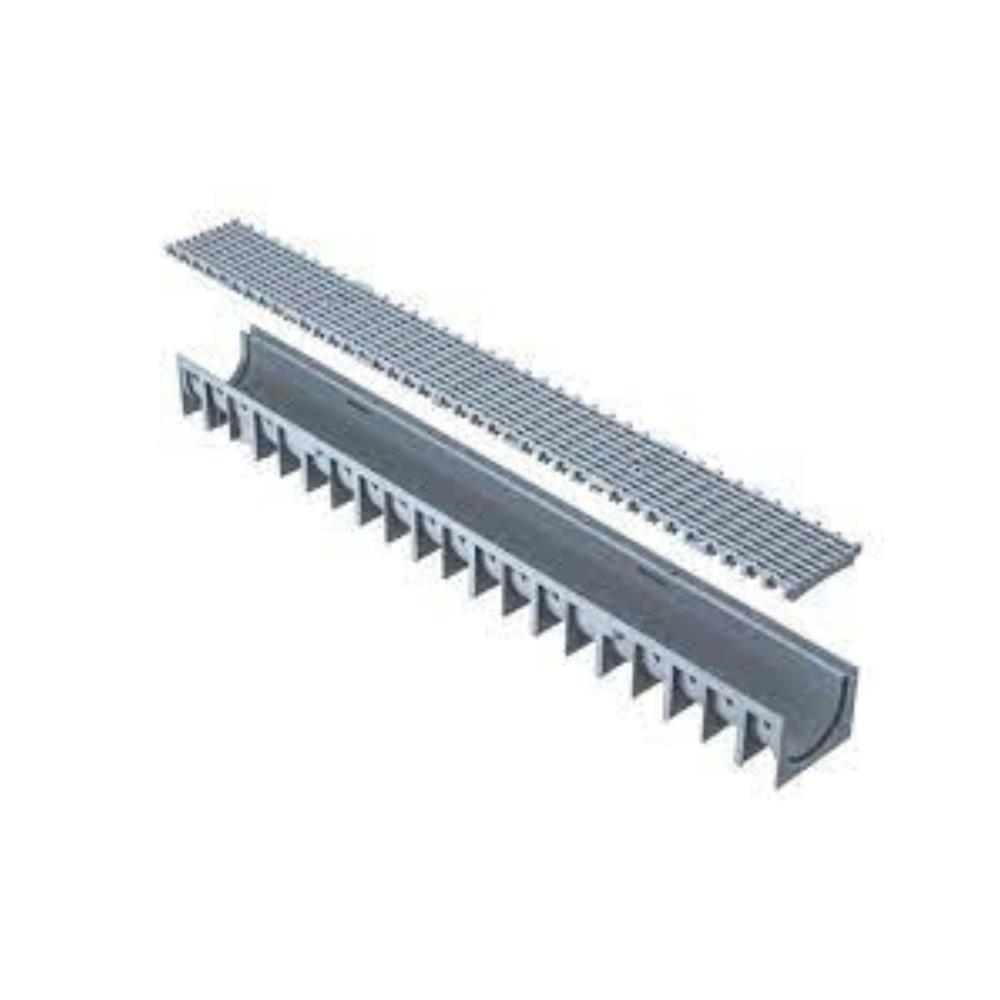 Caixa sifonada+grelha plastica cinza p/caixa 4you