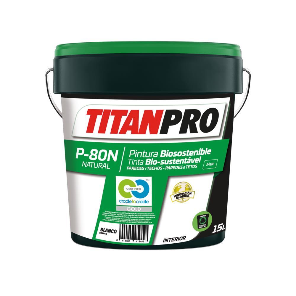 15L TINTA BIO-SUSTENTAVEL INTERIORES BRANCO MATE P-80N TITAN
