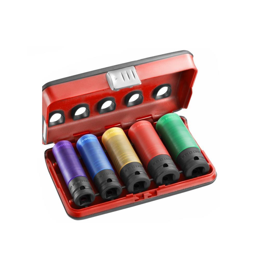 JOGO CHAVE IMPACTO 1/2" 5pcs FACOM
