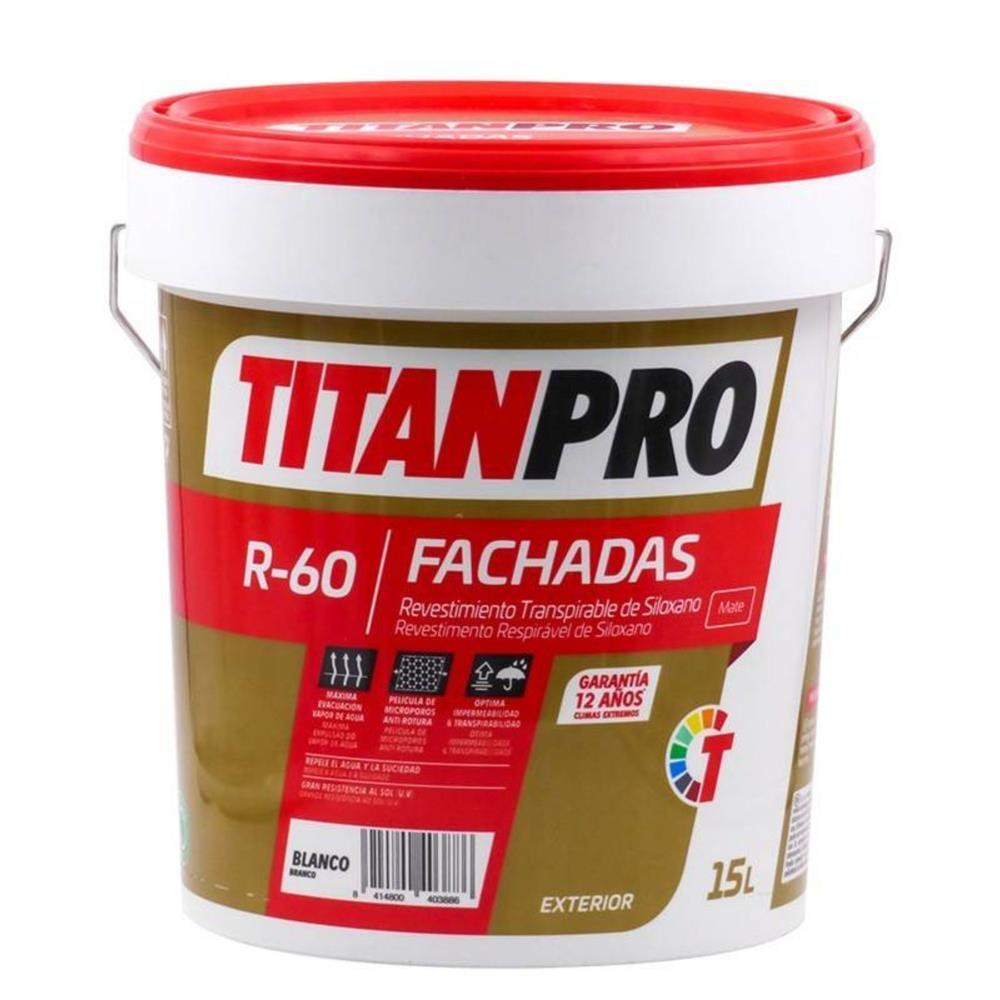15L REVESTIMENTO RESPIRAVEL DE SILOXANO R-60 BRANCO MATE