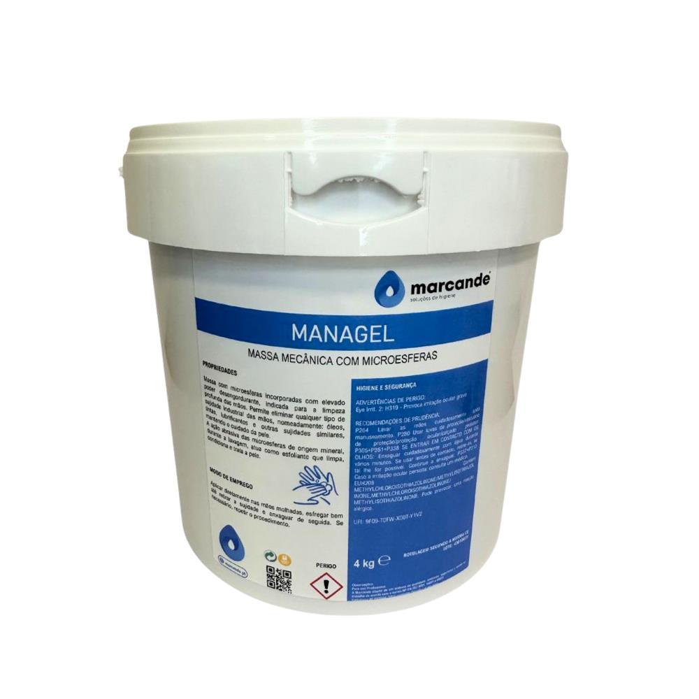 Pasta lava mãos c/microesferas 4kg Marcande