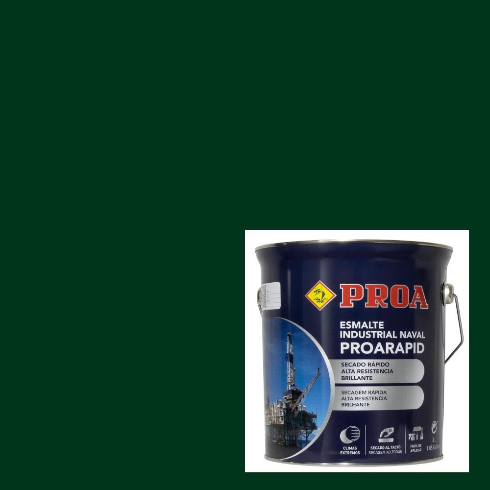4L Esmalte proarapid verde garrafa ral 6005