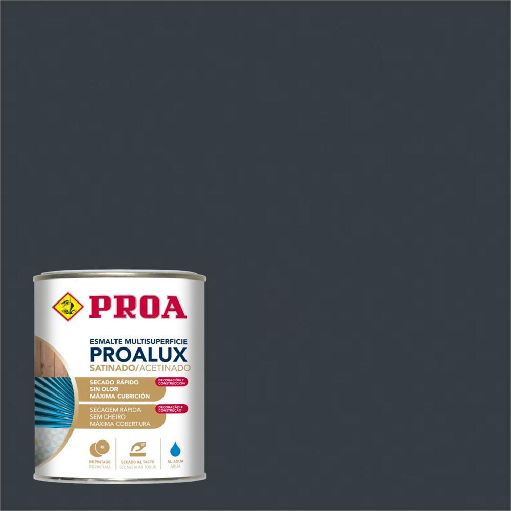 750ml Esmalte aquoso acetinado cinza 7016 Proalux