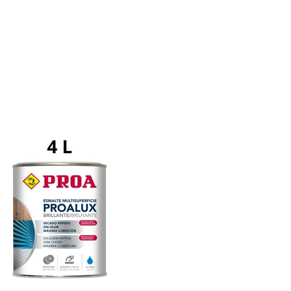4L Esmalte aquoso brilhante branco Proalux