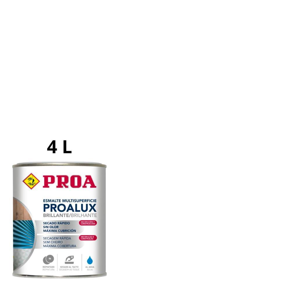 4L Esmalte aquoso brilhante branco Proalux
