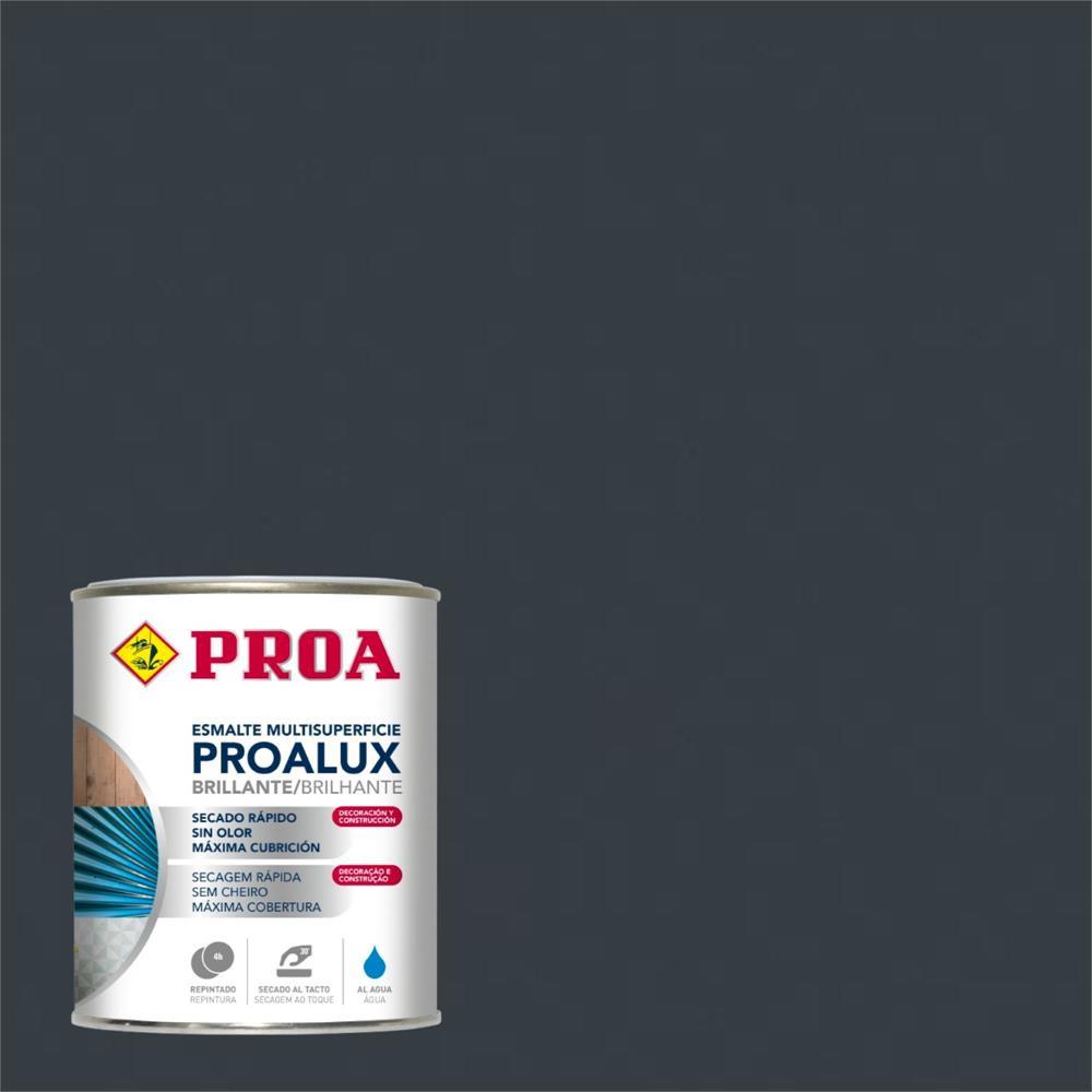 750ml Esmalte aquoso brilhante cinza 7016 Proalux