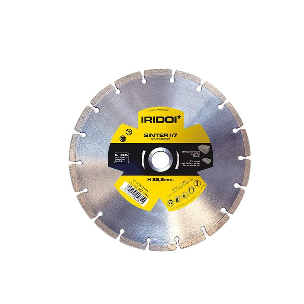 Disco diamantado H7 125X7 H22.2 max IRIDOI