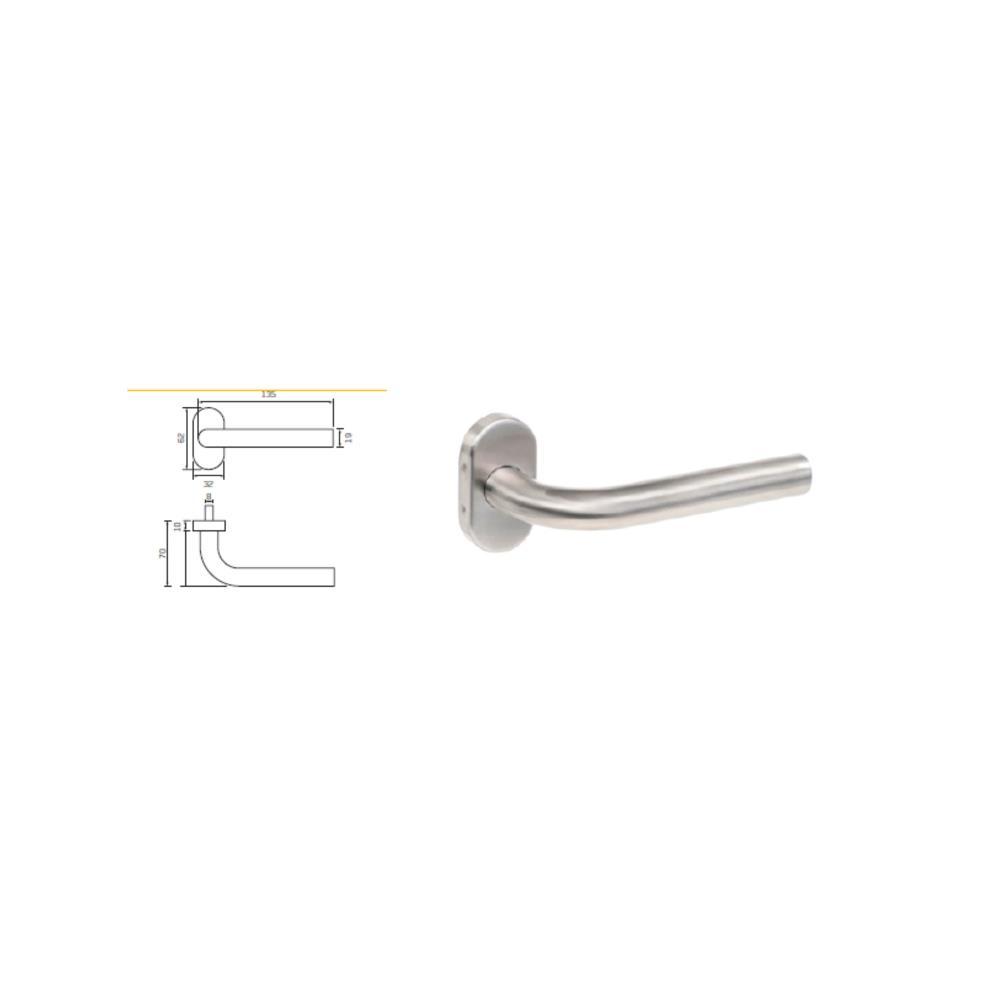 P. PUXADOR ESP. OVAL SP 4005 INOX